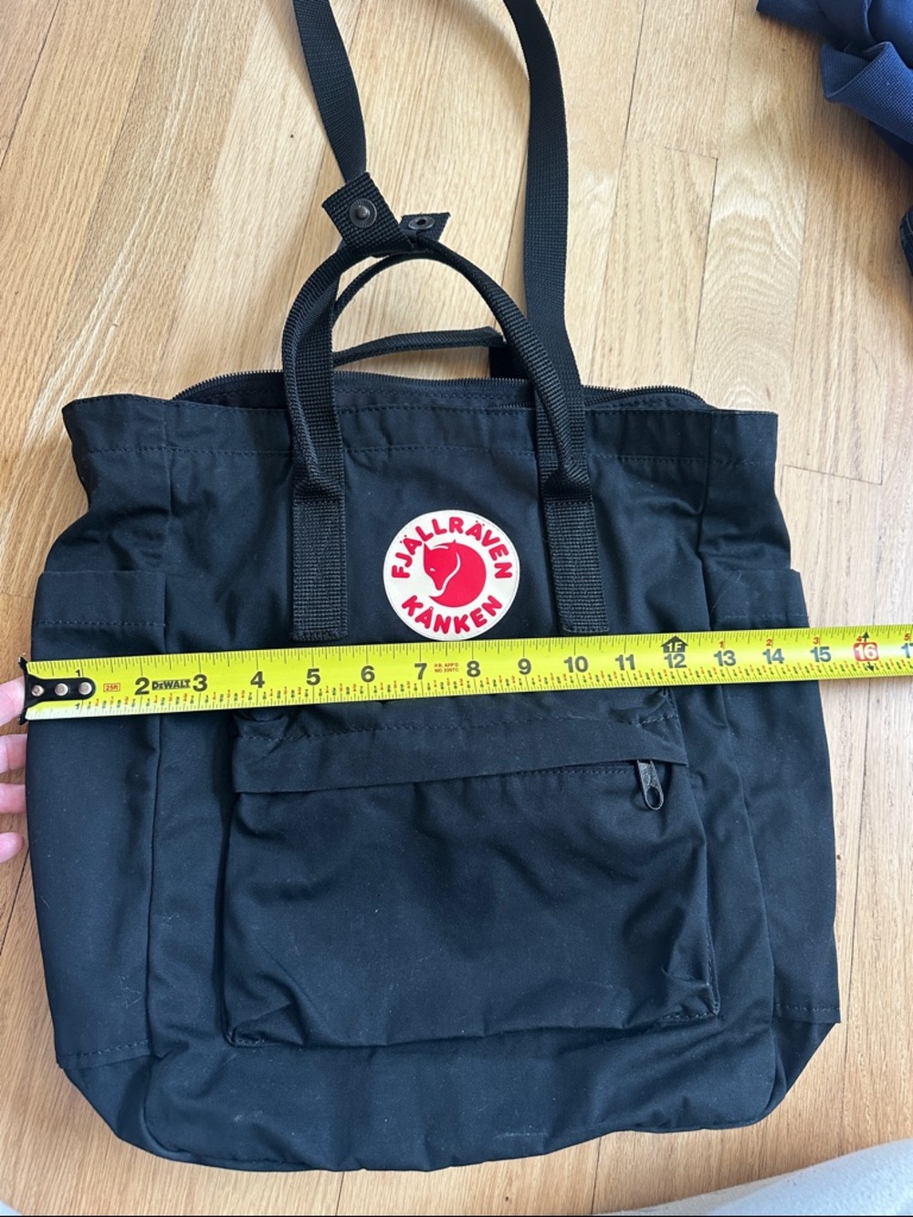 Fjallraven Kanken Black Tote Backpack - - Picture 6 of 8